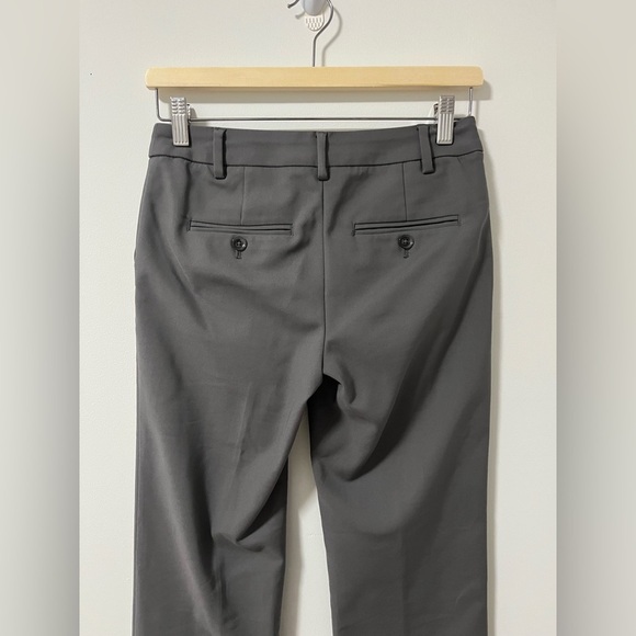 RW&Co Hepburn Grey Trousers Straight Slim Leg Pants - Picture 4 of 10